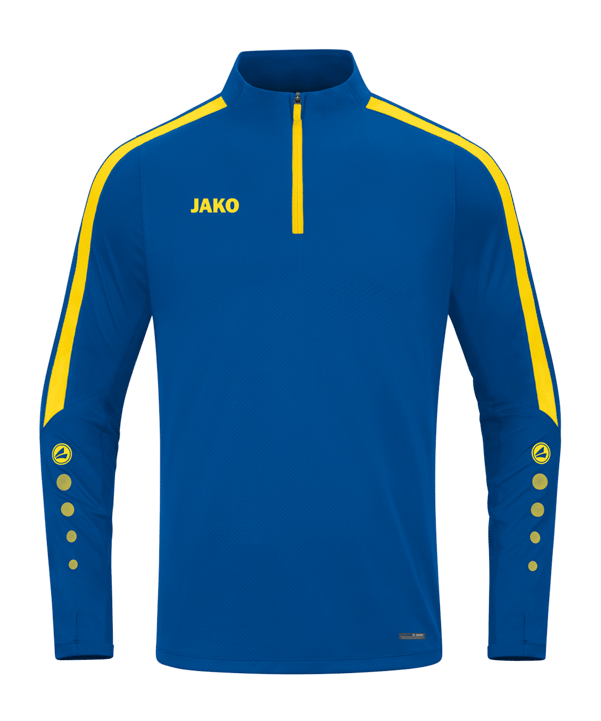 JAKO Power Sweatshirt Blau Gelb F404 - blau