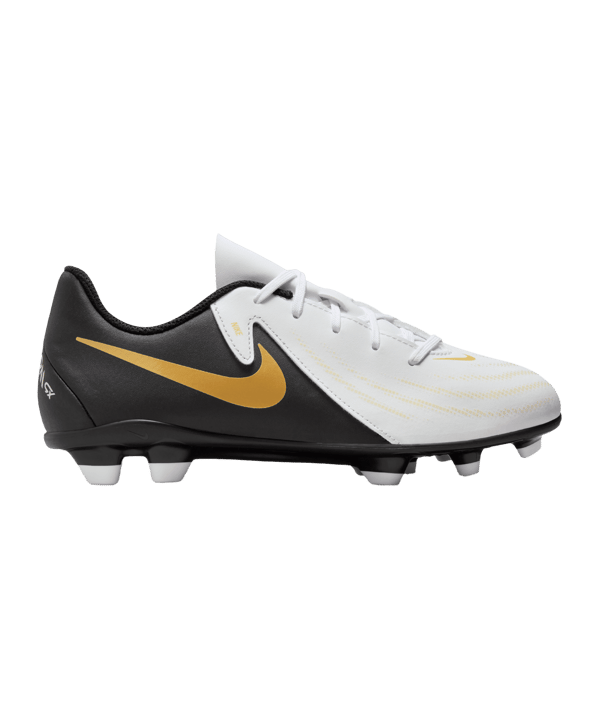Nike Jr Phantom GX II Club FG/MG  Mad Ready Kids Weiss Schwarz F100 - weiss