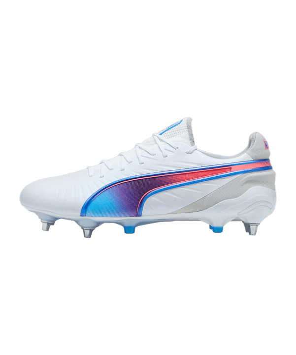 PUMA KING Ultimate MxSG Formula Weiss Blau F02 - weiss