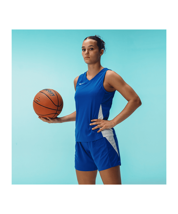Nike Team Basketball Stock Trikot Damen Blau F463 - blau