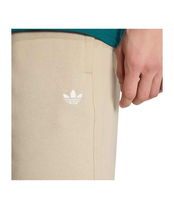 adidas Originals Trefoil Essentials Fleece Court Beige - beige