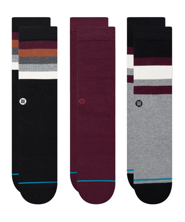 Stance Calzini Confezione 3 Paia – Equipaggio Morbido Con Supporto Plantare - 3