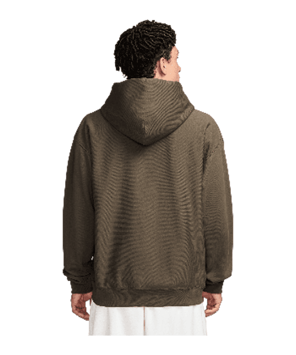 Nike Solo Swoosh Hoody Braun F212 - braun