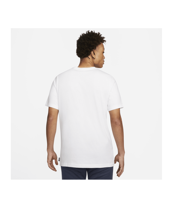 Nike F.C. T-Shirt Weiss Schwarz F100 - weiss