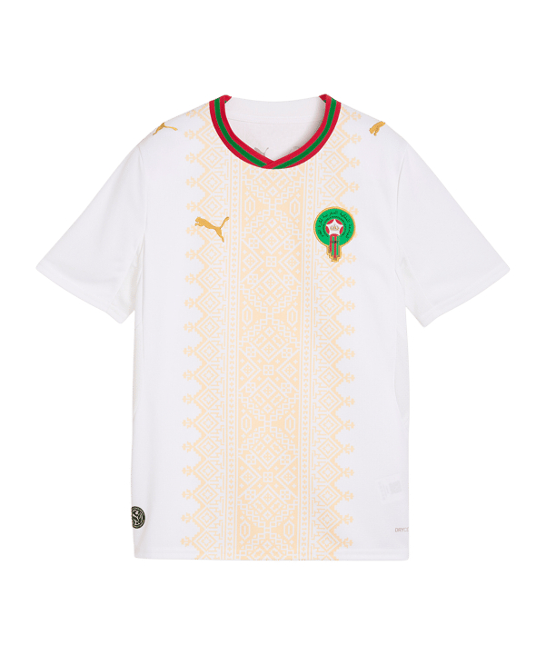 PUMA FRMF Marokko Trikot Away WM 2026 Kids Weiß F02 - weiss