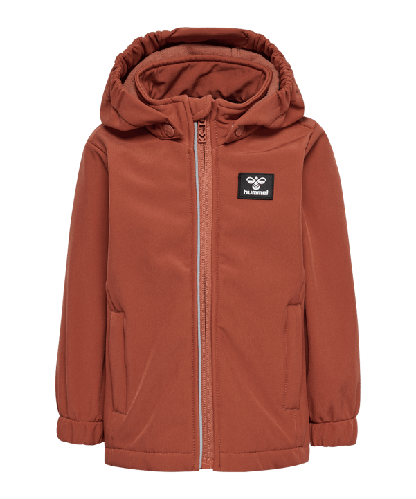 Hummel hmlMARS MINI Softshelljacke Kids F6113 - braun