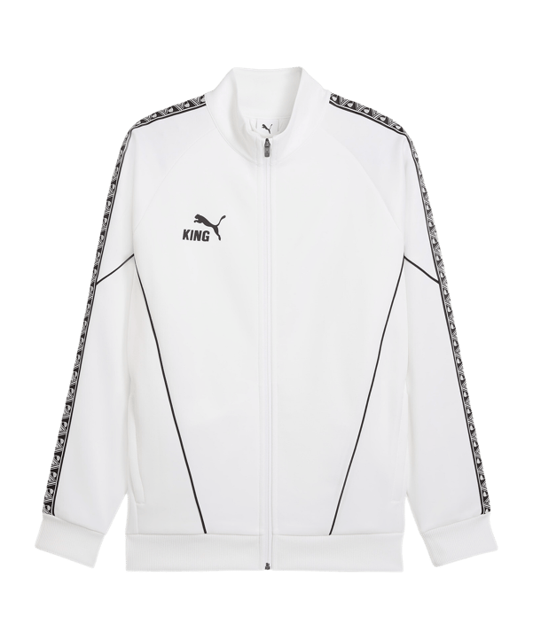PUMA teamKING Anthem Jacke Weiß F04 - weiss