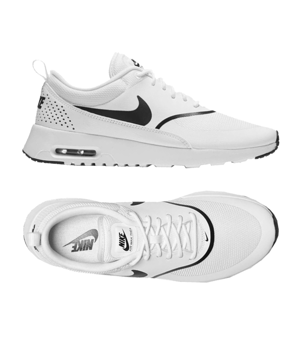 Nike Air Max Thea Sneaker Damen Weiss Schwarz F108 - weiss
