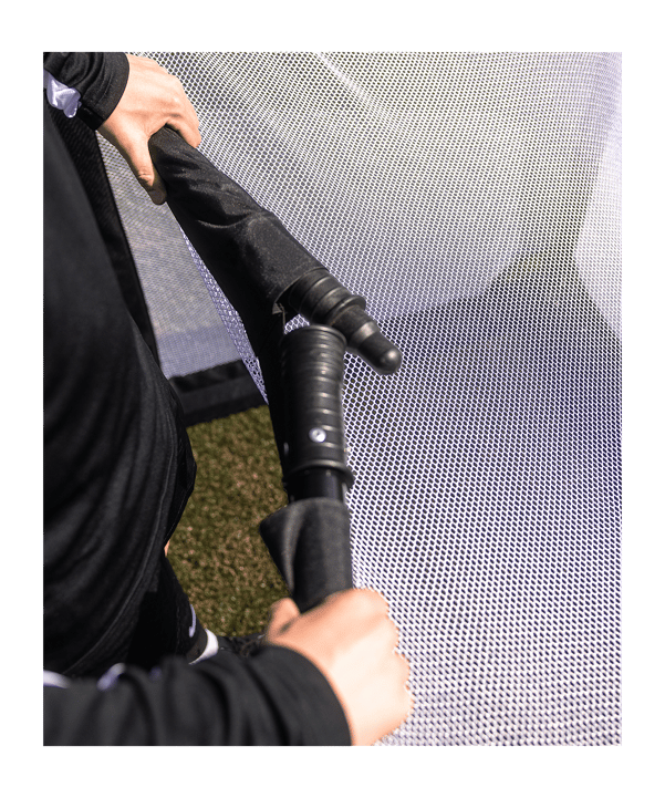 Cawila ACADEMY Minitor | Aluminium | 150 x 100cm Schwarz - schwarz