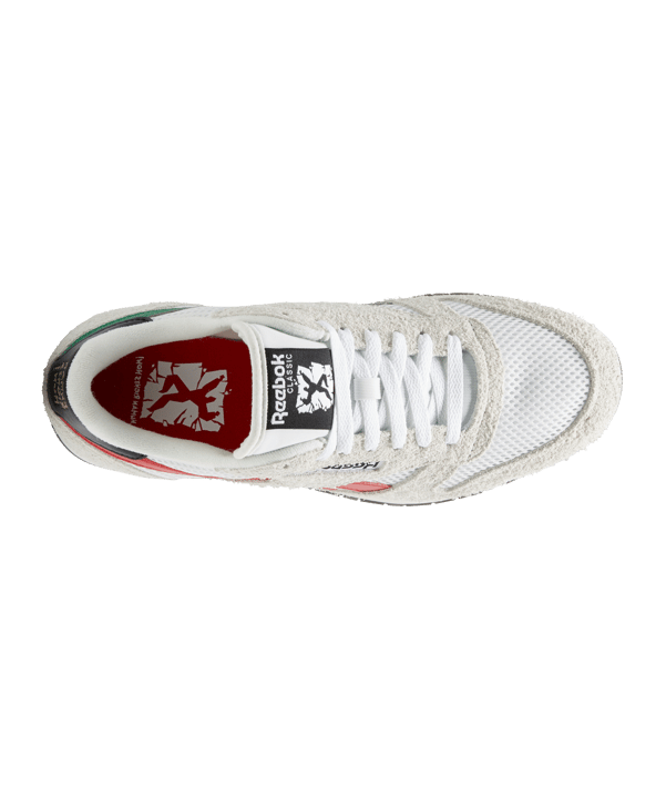 Reebok Classic Leather Grau Rot - grau
