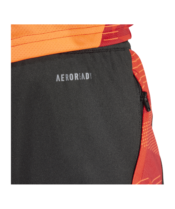 adidas Tiro 24 Competition Training Short Schwarz Rot - schwarz