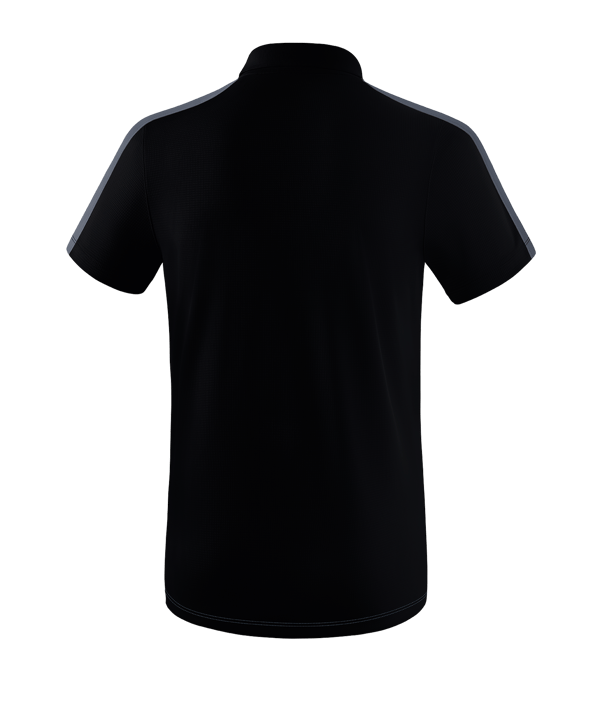 Erima Squad Poloshirt Schwarz Grau - schwarz