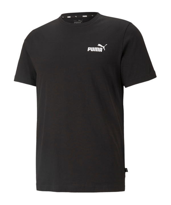 PUMA Essentials Small Logo T-Shirt Schwarz F01 - schwarz