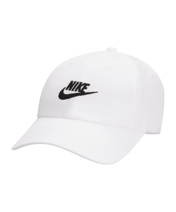 Nike Club Unstructured Futura Wash Cappello Bianco C100 - bianco