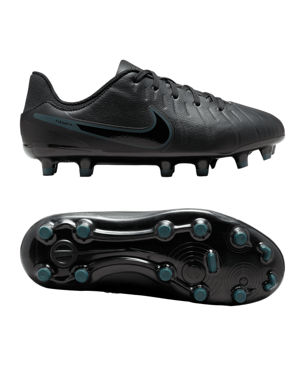 Nike Jr Tiempo Legend X Academy FG/MG Shadow Kids Schwarz F002 - schwarz