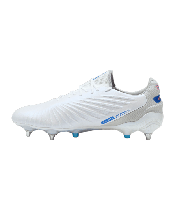 PUMA KING Ultimate MxSG Formula Weiss Blau F02 - weiss