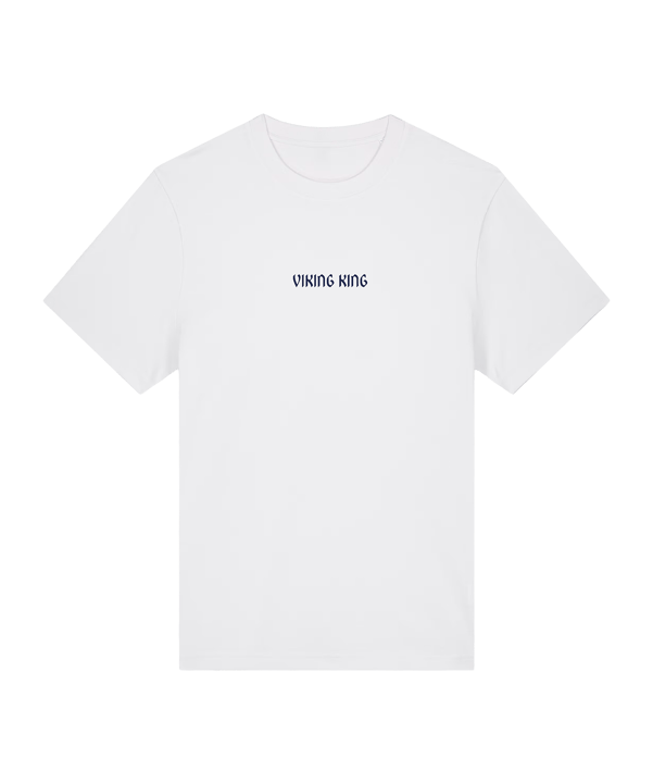 11teamsports Norwegen "VIKING KING" T-Shirt WM 2026 Weiß - weiss