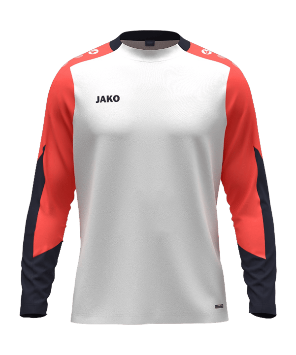 JAKO Dynamic Sweatshirt Weiß F026 - weiss