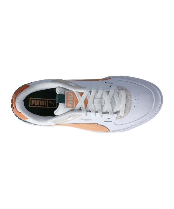 PUMA Cali Sport Mix Damen Weiss Orange F14 - weiss