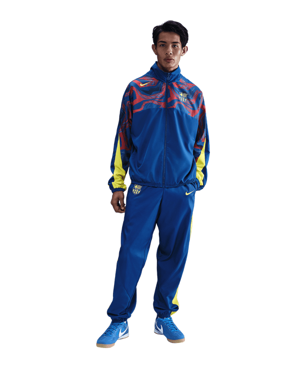 Nike FC Barcelona Strike Woven Trainingshose Blau F431 - blau