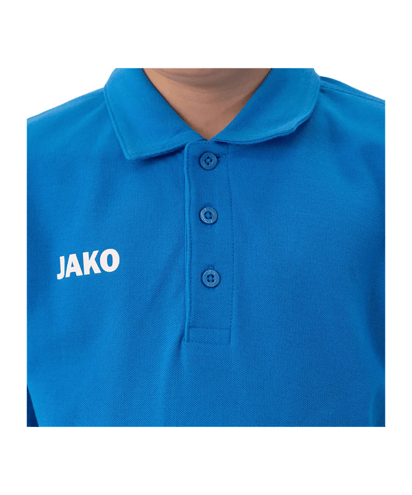 JAKO Base Polo Bambini Blu C089 - blu
