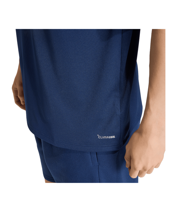 adidas Entrada 26 Polo Dunkelblau - weiss