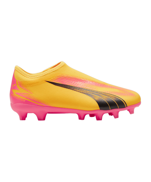 PUMA ULTRA Match LL FG/AG Jr Kids The Forever Faster Orange Schwarz F03 - orange