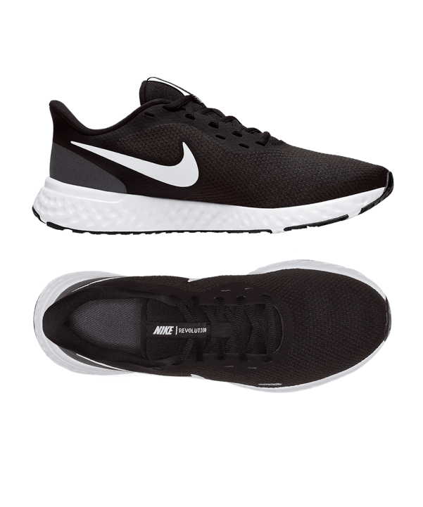 Nike Revolution 5 Running Damen Schwarz F002 - schwarz