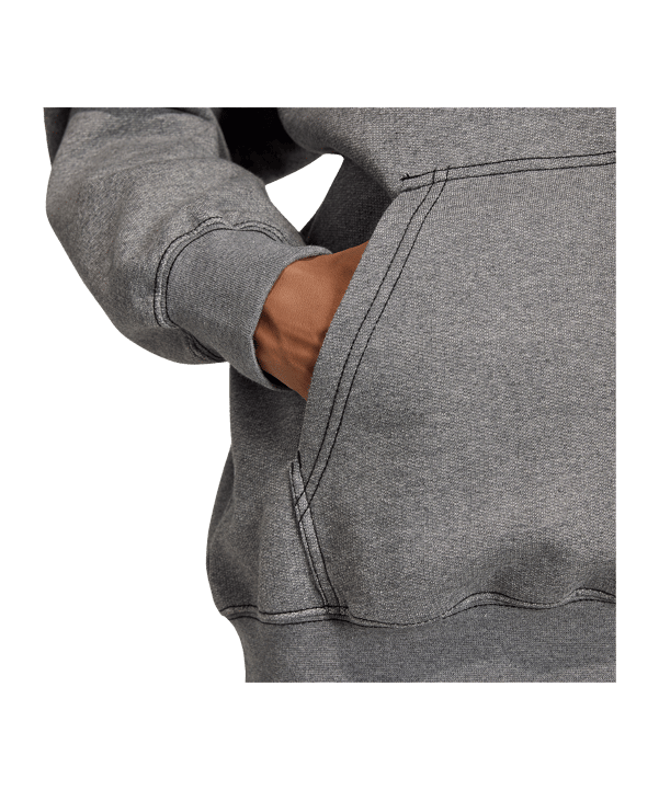 adidas Originals Trefoil Essentials Melange Loose Hoody Grigio - grigio