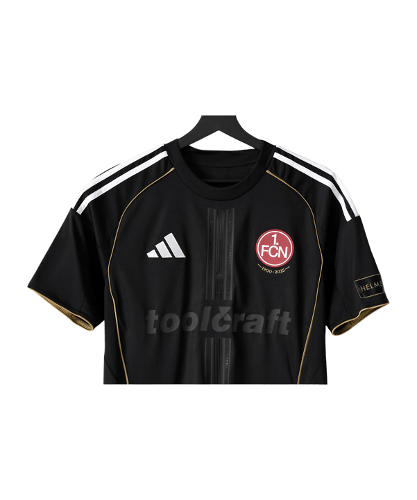 adidas 1. FC Nürnberg Europa Trikot 2025/2026 Kids Schwarz - schwarz
