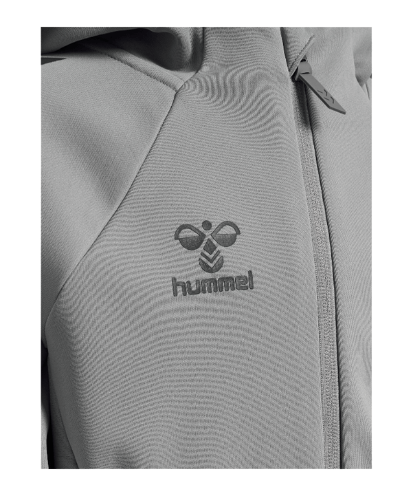 Hummel Cima 2.0 Kapuzenjacke Kids Grau F1100 - grau