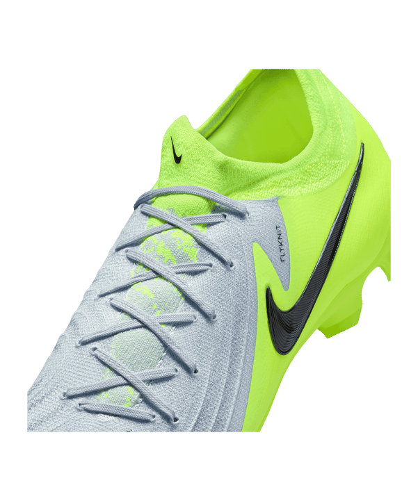 Nike Phantom GX II Pro FG Mad Voltage Silber Schwarz F003 - silber