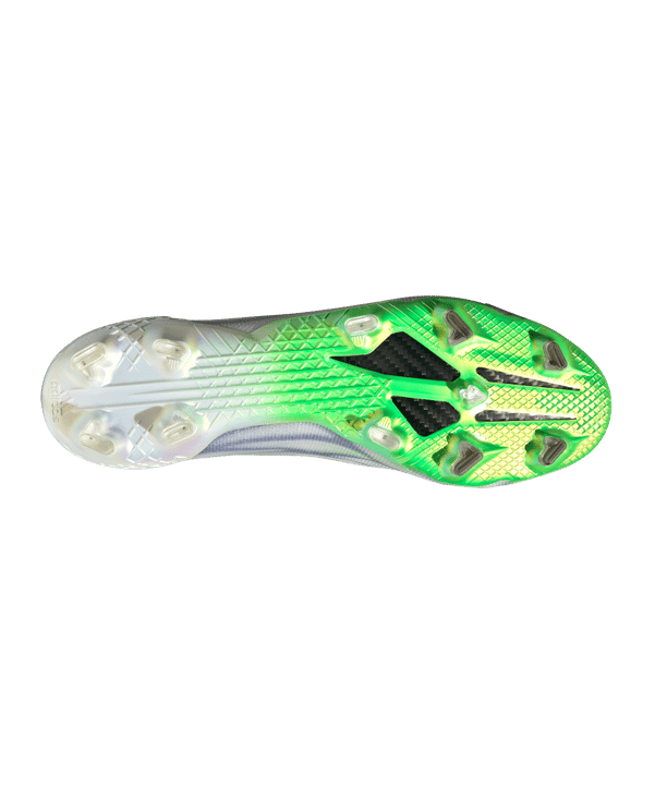 adidas X Speedflow+ Adizero FG Weiss Lila Grün - weiss