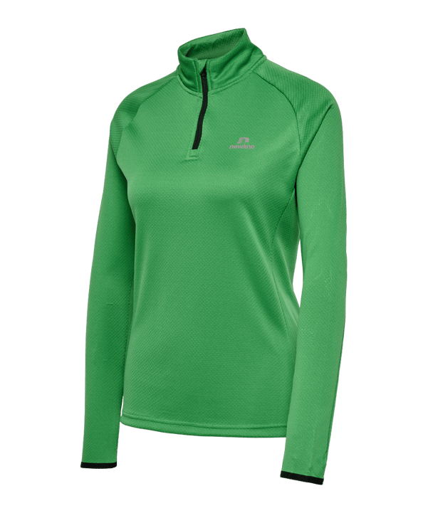 Hummel Phoenix HalfZip Sweatshirt Damen Grün F6089 - gruen
