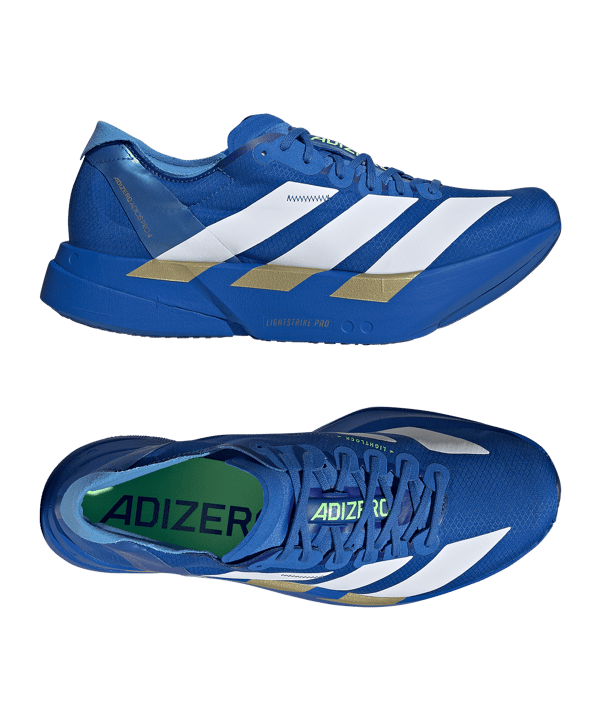 adidas Adizero Adios Pro 4 Chaussure de running Bleu - bleu