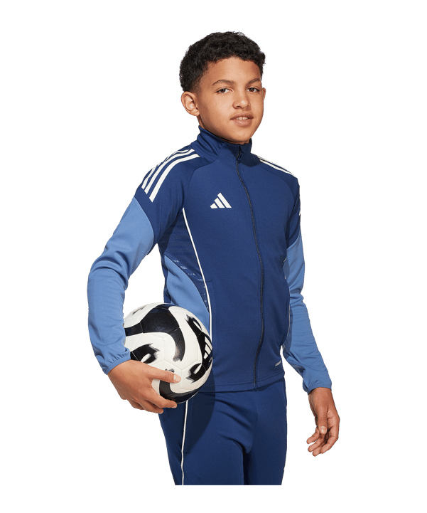 adidas Tiro 25 Competition Trainingsjacke Kids Blau - blau