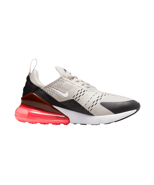 Nike Air Max 270 Sneaker Beige Schwarz Rot F003 - schwarz
