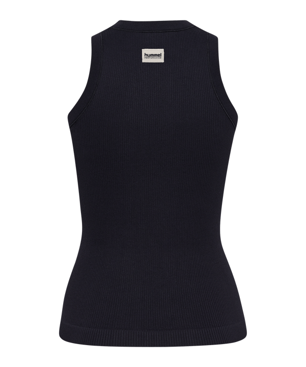 Hummel Pulse Seamless Rib Tanktop Damen Schwarz F2001 - schwarz