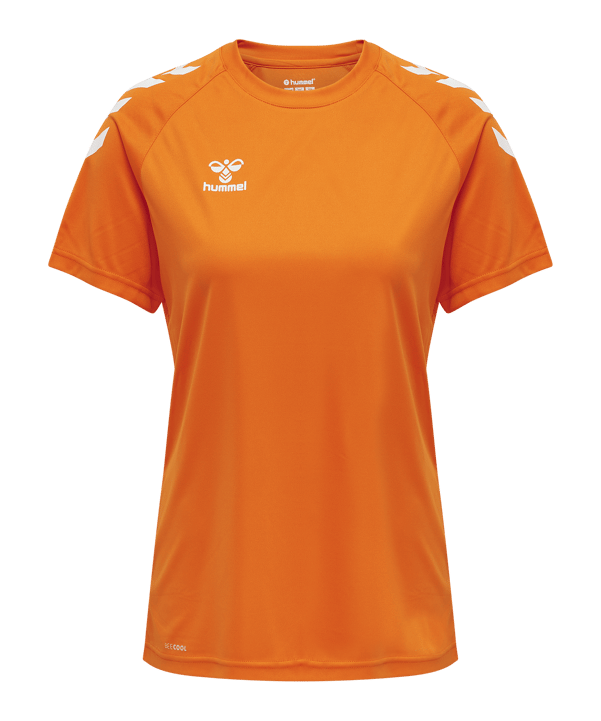 Hummel hmlCORE XK Poly T-Shirt Damen Orange F5190 - orange