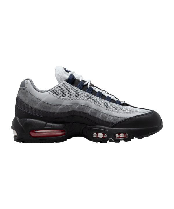Nike Air Max 95 Schwarz Rot Grau F007 - schwarz