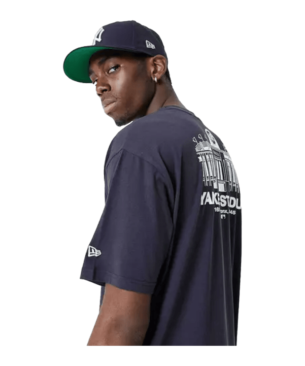 New Era New York Yankees Stadium OS T-Shirt Blau - blau