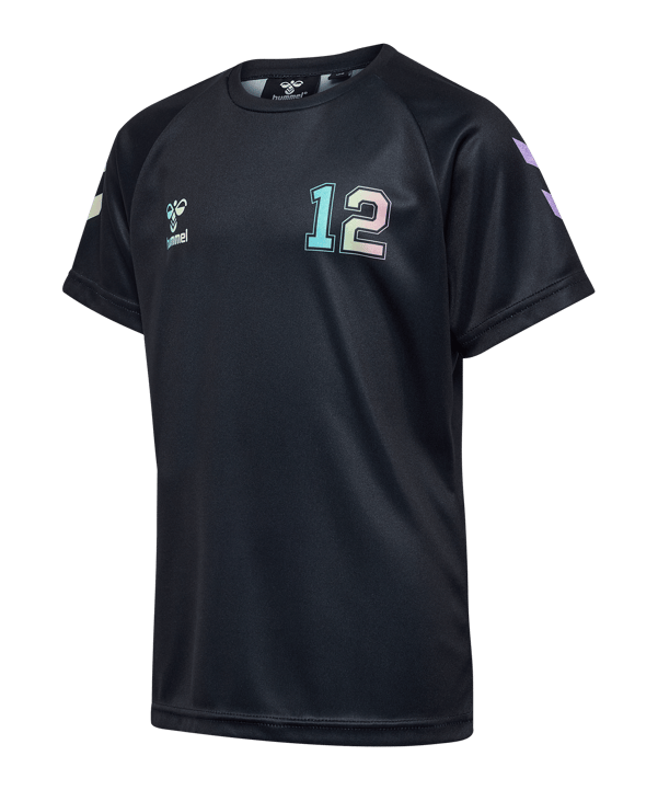 Hummel Shimmer T-Shirt Kids Schwarz F2001 - schwarz