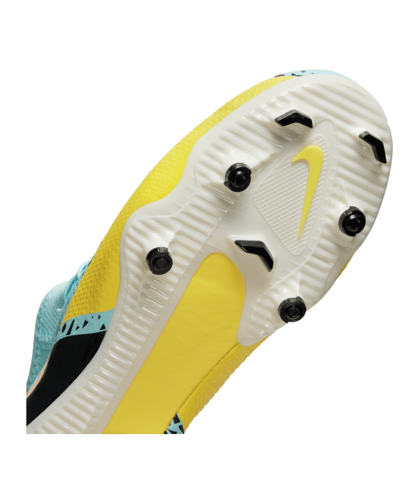 Nike Jr Phantom GT2 Academy DF FG/MG Kids Lucent Türkis Gelb F407 - tuerkis