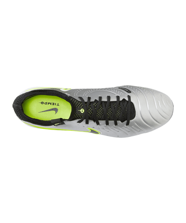 Nike Tiempo Legend X Elite FG Mad Voltage Silber Schwarz F001 - silber
