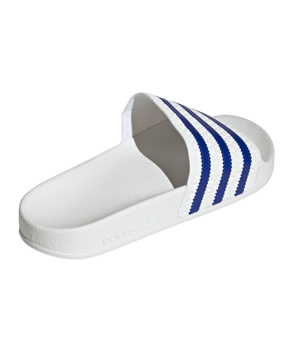 adidas Originals adilette Damen Weiss Blau - weiss