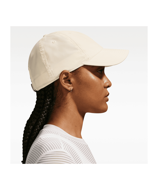 Nike Club Unstructured Metal Cap Weiß F115 - weiss