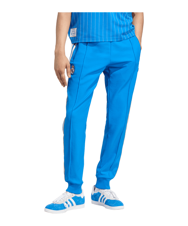 adidas Real Madrid Icon Track Hose Blau - blau