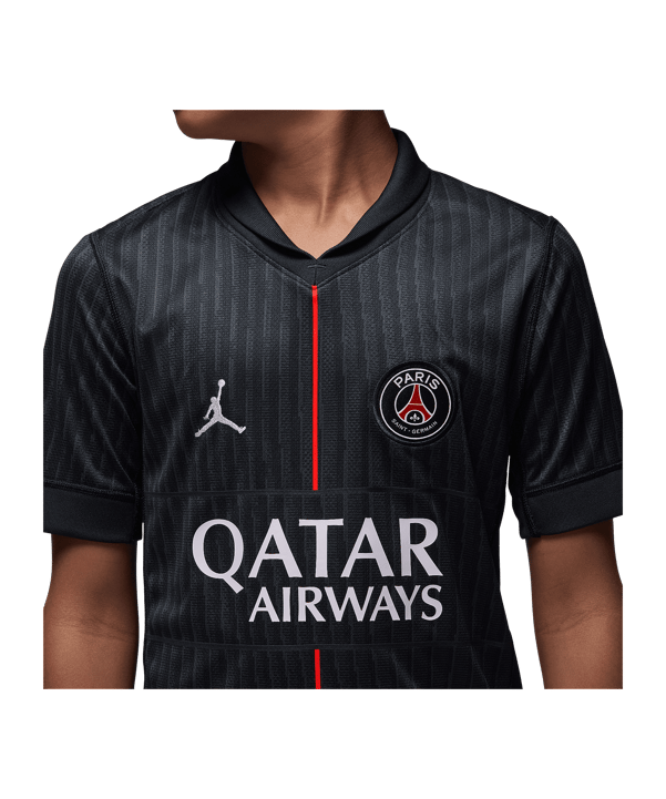 Jordan Paris Saint-Germain 4th Trikot 2025/2026 Kids Schwarz F045 - schwarz
