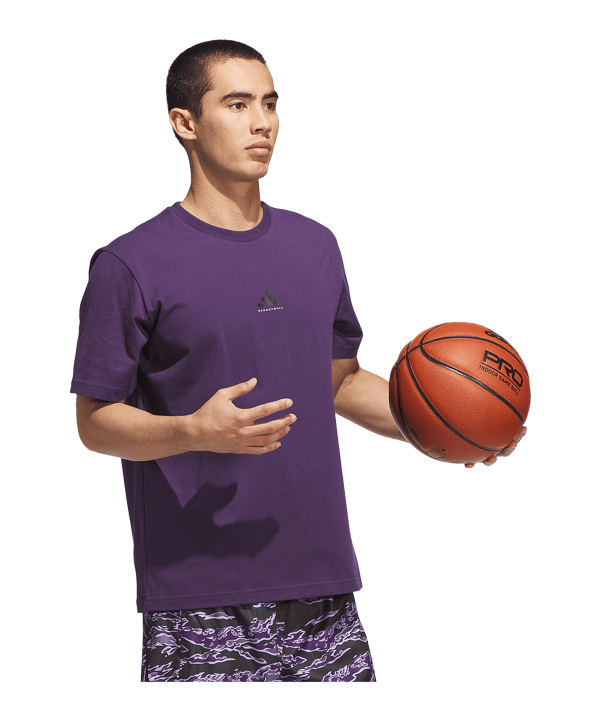 adidas Graphic T-Shirt Lila - lila