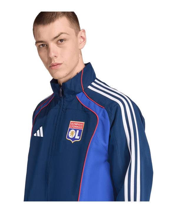 adidas Olympique Lyon UBP Track Sweatshirt Blau - blau
